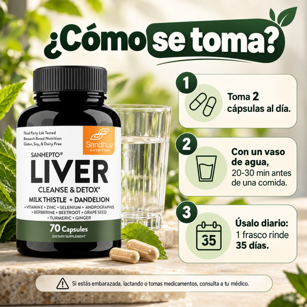Liver Detox | Limpieza y Apoyo para tu Hígado