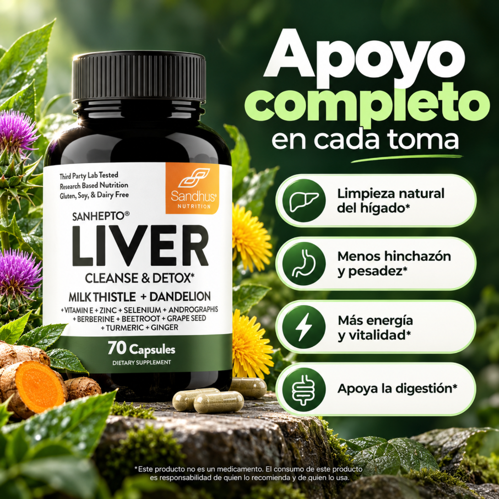 Liver Detox | Limpieza y Apoyo para tu Hígado