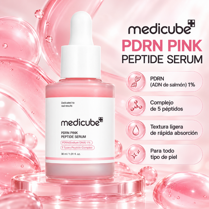 Medicube PDRN Pink Peptide Sérum | Piel Firme, Hidratada y Luminosa
