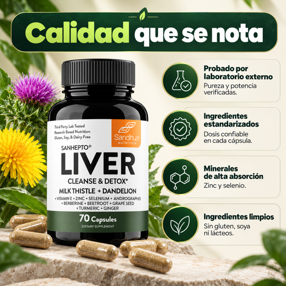 Liver Detox | Limpieza y Apoyo para tu Hígado